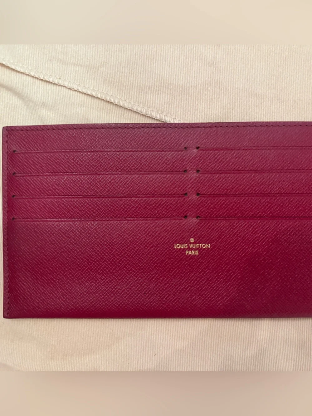 Louis Vuitton Pochette Felicie monogram fuchsia authentic complete set